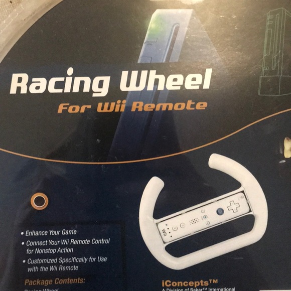 NEW Wii remote racing wheel by I concepts - Picture 6 of 6